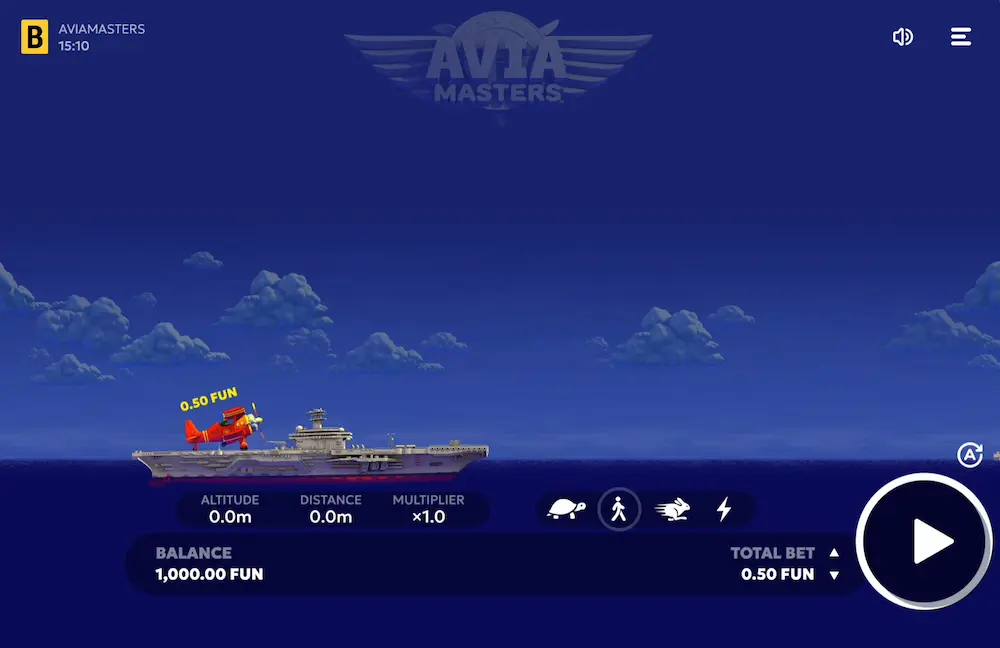 Juego de Avia Masters en acción